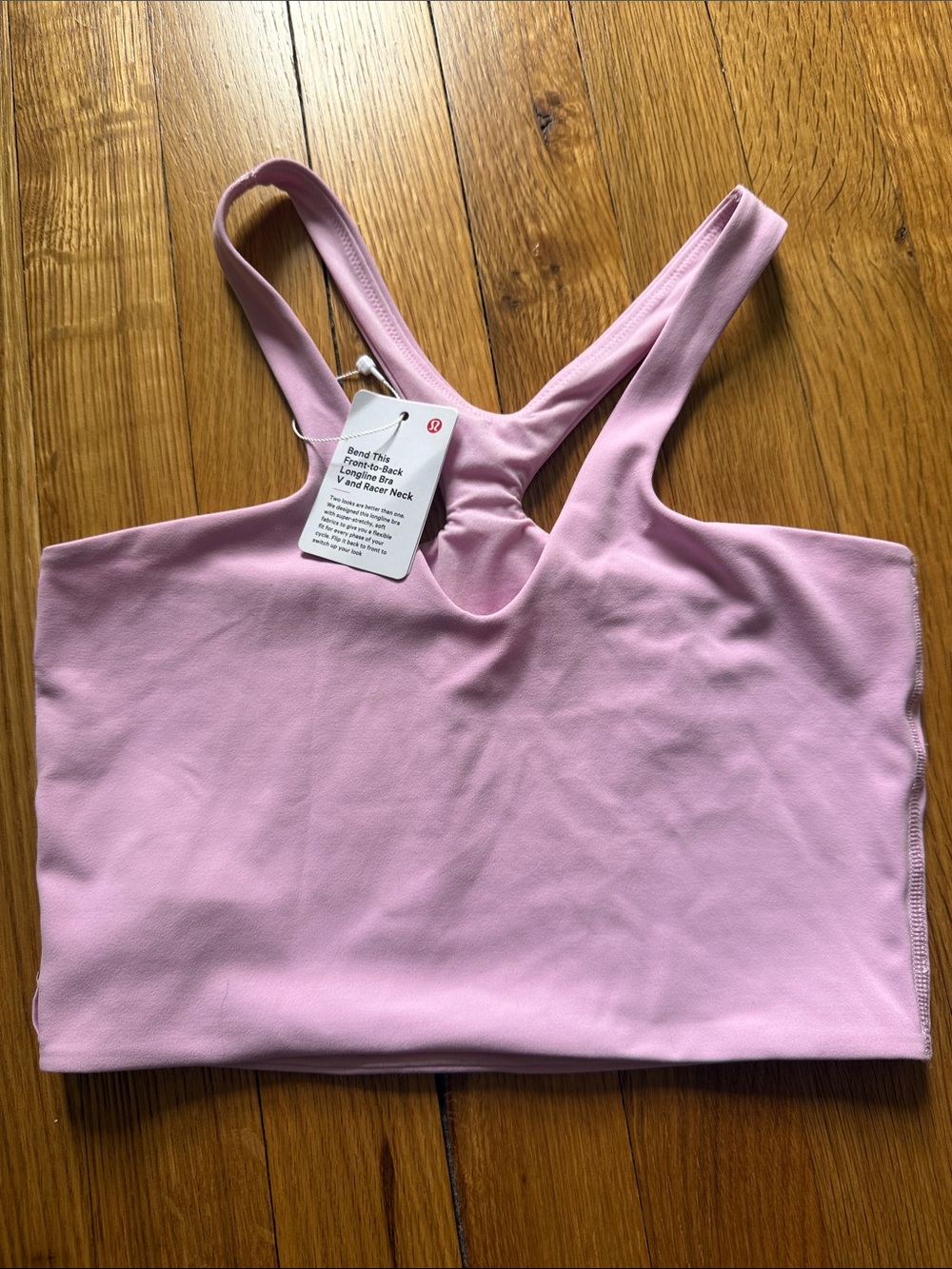lululemon athletica Light Pink Cropped Sports Tank